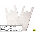 BOLSA PLASTICO CAMISETA 40X60 CM -PAQUETE 200