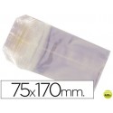 BOLSAS CELOFAN 75X170 MM -PAQUETE 100