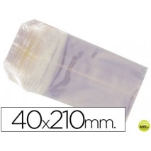 BOLSAS CELOFAN 40X210 MM -PAQUETE 100