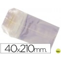 BOLSAS CELOFAN 40X210 MM -PAQUETE 100