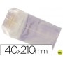 BOLSAS CELOFAN 40X210 MM -PAQUETE 100
