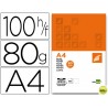 PAPEL LIDERPAPEL A4 80G/M2 PAQUETE DE 100 BLANCO