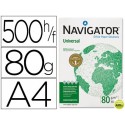 PAPEL FOTOCOPIADORA NAVIGATOR DIN A4 80 GRAMOS -PAQUETE DE 500 HOJAS