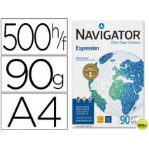 PAPEL FOTOCOPIADORA NAVIGATOR DIN A4 90 GRAMOS PAQUETE DE 500 HOJAS