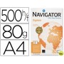 PAPEL FOTOCOPIADORA NAVIGATOR DIN A4 80 GRAMOS -4 TALADROS PAPEL MULTIUSO INK-JET Y LASER-PAQUETE DE