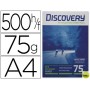 PAPEL FOTOCOPIADORA DISCOVERY DIN A4 75 GRAMOS PAPEL MULTIUSO INK-JET Y LASER-PAQUETE DE 500 HOJAS