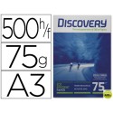 PAPEL FOTOCOPIADORA DISCOVERY DIN A3 75 GRS. PAPEL MULTIUSO INK-JET Y LASER-PAQUETE DE 500 HOJAS