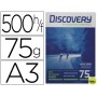 PAPEL FOTOCOPIADORA DISCOVERY DIN A3 75 GRS. PAPEL MULTIUSO INK-JET Y LASER-PAQUETE DE 500 HOJAS