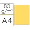 PAPEL COLOR LIDERPAPEL A4 80G/M2 CREMA PAQUETE DE 100