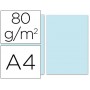 PAPEL COLOR LIDERPAPEL DIN-A4 80 GRAMOS CELESTE PAQUETE DE 100 HOJAS