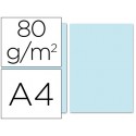 PAPEL COLOR LIDERPAPEL DIN-A4 80 GRAMOS CELESTE PAQUETE DE 100 HOJAS