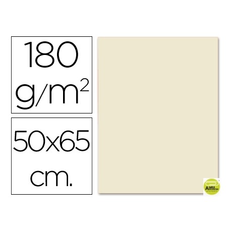 CARTULINA LIDERPAPEL 50X65 CM 180G/M2 SEPIA