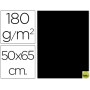 CARTULINA LIDERPAPEL 50X65 CM 180G/M2 NEGRO