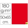 CARTULINA LIDERPAPEL 50X65 CM 180G/M2 ROJO