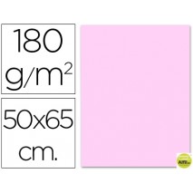 CARTULINA LIDERPAPEL 50X65 CM 180G/M2 ROSA