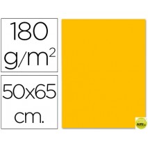 CARTULINA LIDERPAPEL 50X65 CM 180G/M2 NARANJA FUERTE