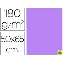 CARTULINA LIDERPAPEL 50X65CM LILA 180 GR -UNIDAD