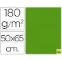 CARTULINA LIDERPAPEL 50X65CM VERDE NAVIDAD 180 GR UNIDAD