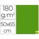 CARTULINA LIDERPAPEL 50X65CM VERDE NAVIDAD 180 GR UNIDAD