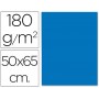 CARTULINA LIDERPAPEL 50X65 CM 180G/M2 AZUL TURQUESA