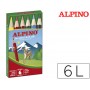 LAPICES DE COLORES ALPINO 651 C/DE 6 COLORES CORTOS