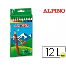 LAPICES DE COLORES ALPINO 654 C/ DE 12 COLORES LARGOS