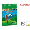 LAPICES DE COLORES ALPINO 656 C/ DE 18 COLORES LARGOS