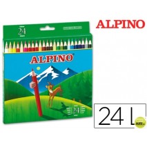 LAPICES DE COLORES ALPINO 658 C/ DE 24 COLORES LARGOS