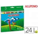LAPICES DE COLORES ALPINO 658 C/ DE 24 COLORES LARGOS