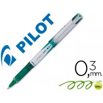ROTULADOR PILOT ROLLER V-BALL GRIP VERDE 05 MM