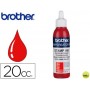 TINTA PARA REENTINTADO ROJO 20 CC PARA SELLOS AUTOMATICOS BROTHER