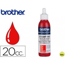 TINTA PARA REENTINTADO ROJO 20 CC PARA SELLOS AUTOMATICOS BROTHER