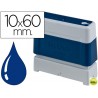 SELLO AUTOMATICO BROTHER 10 MM X 60 MM AZUL