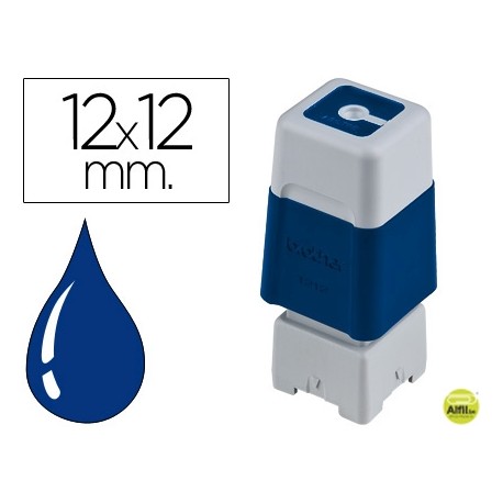 SELLO AUTOMATICO BROTHER 12 MM X 12 MM AZUL