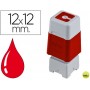 SELLO AUTOMATICO BROTHER 12 MM X 12 MM ROJO