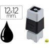 SELLO AUTOMATICO BROTHER 12 MM X 12 MM NEGRO