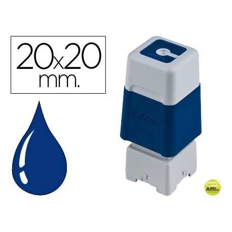 SELLO AUTOMATICO BROTHER 20 MM X 20 MM AZUL