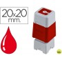 SELLO AUTOMATICO BROTHER 20 MM X 20 MM ROJO