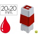 SELLO AUTOMATICO BROTHER 20 MM X 20 MM ROJO