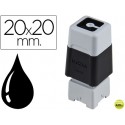 SELLO AUTOMATICO BROTHER 20 MM X 20 MM NEGRO