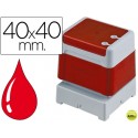 SELLO AUTOMATICO BROTHER 40 MM X 40 MM ROJO