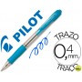 BOLIGRAFO PILOT SUPER GRIP CELESTE -RETRACTIL -SUJECION DE CAUCHO -TINTA BASE DE ACEITE