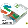 PINZA FANTASIA Q-CONNECT -32 MM -CAJA DE 10 UNIDADES -COLORES SURTIDOS