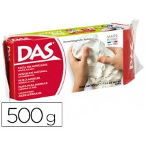 PASTA DAS BLANCA PARA MODELAR SECA SIN COCCION 500 GR