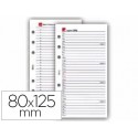 RECAMBIO AGENDA ANILLAS MIQUELRIUS 80X125MM INTEGRAL CADDY ANUALIDAD DIA PAGINA