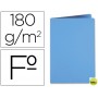SUBCARPETA LIDERPAPEL FOLIO CELESTE INTENSO 185G/M2