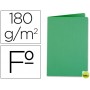 SUBCARPETA LIDERPAPEL FOLIO VERDE INTENSO 185G/M2