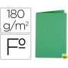 SUBCARPETA LIDERPAPEL FOLIO VERDE INTENSO 185G/M2