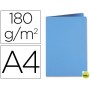 SUBCARPETA LIDERPAPEL A4 CELESTE INTENSO 185G/M2
