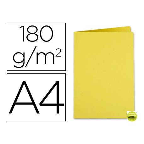 SUBCARPETA LIDERPAPEL A4 AMARILLO INTENSO 185G/M2